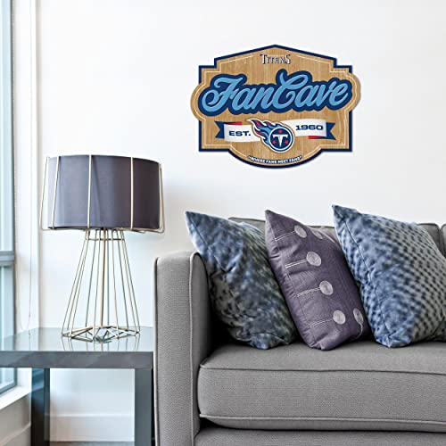 Image of YouTheFan NFL Tennessee Titans FanCave Wall Art