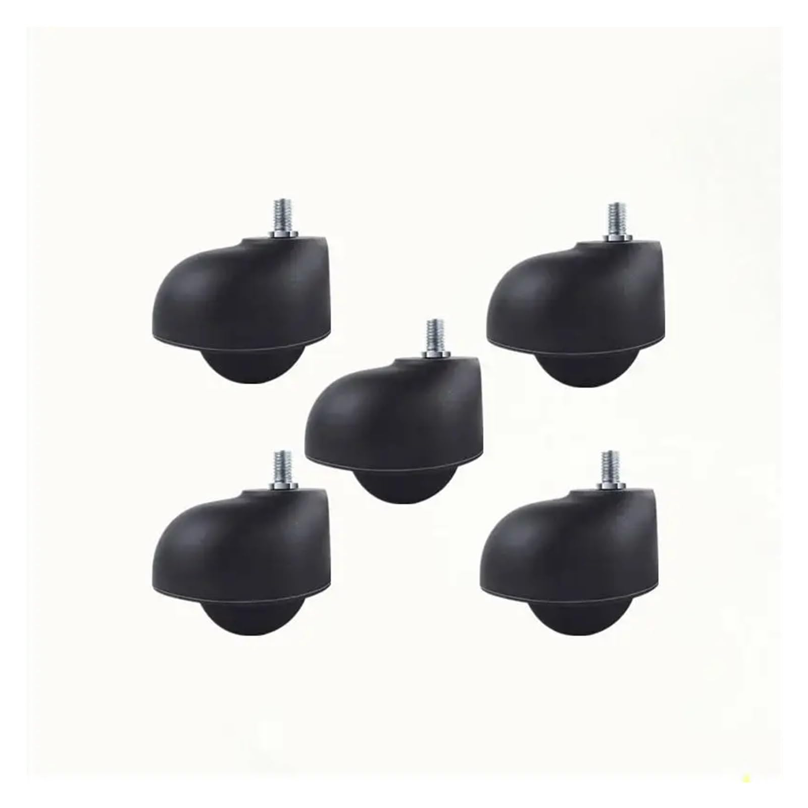 Mxxdmopd Screw Bread Wheel 5 Pieces/Lot Furniture Foot Wheelchair Computer Rotation Damping Universal Wheel(Screw Bread Wheel)