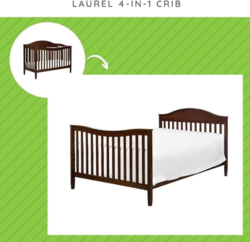 Miniatura 4 de CC KITS Kit de conversión de tamaño completo para cuna Davinci Laurel 4 en 1 (pizarra)