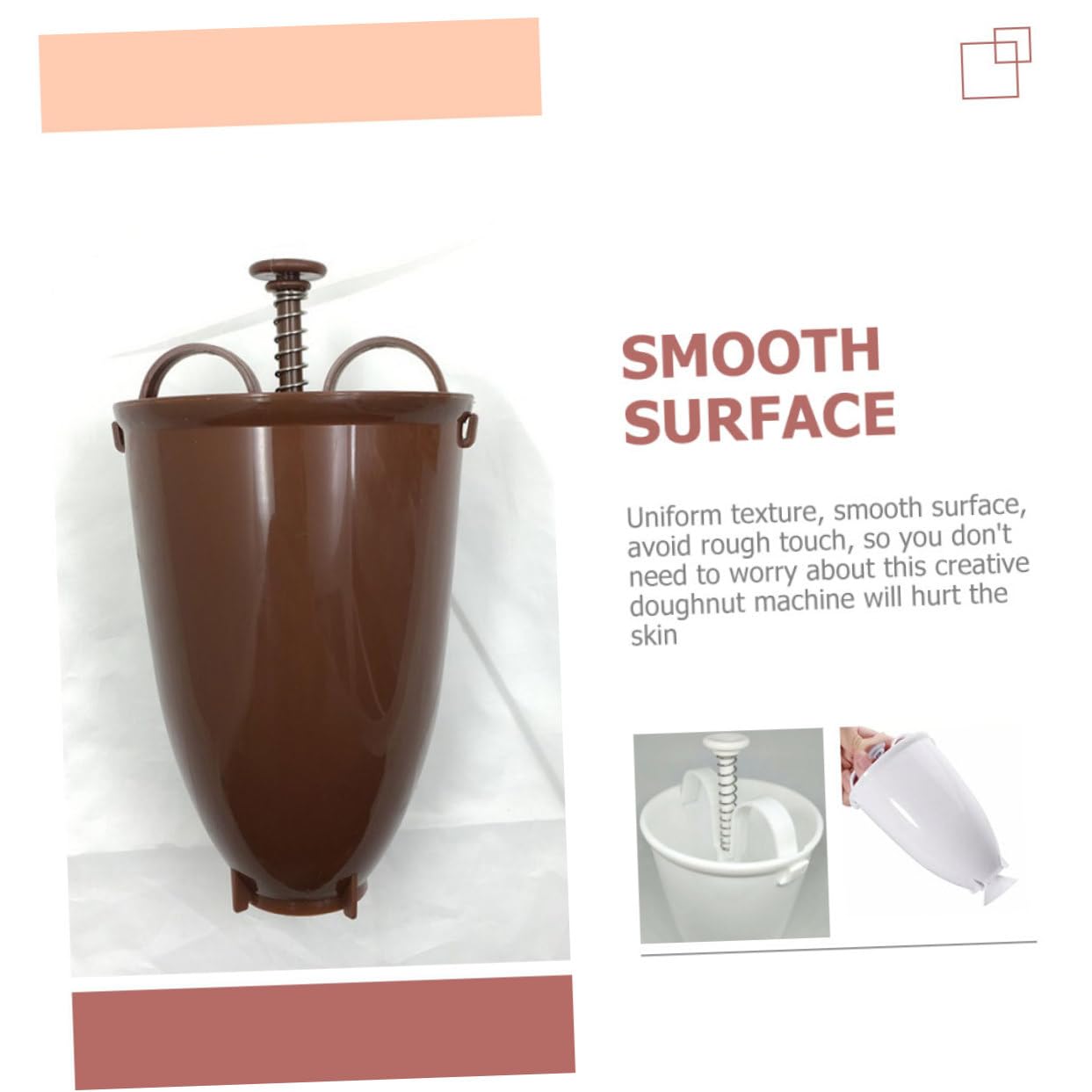 BEBEMOKO Doughnut Molds for Kitchen 2pcs Doughnut Maker Diy Baking Tool Creative Machine