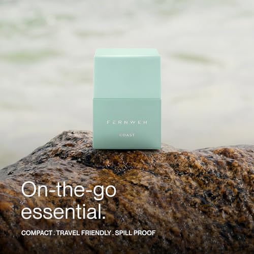 Image of Fernweh Coast Unisex Travel Perfume (20ml) | Long Lasting Perfume for Men & Women | Fresh, Woody & Aquatic Pocket Friendly Eau De Parfum | Perfect for Party, Outing, Office & Dates