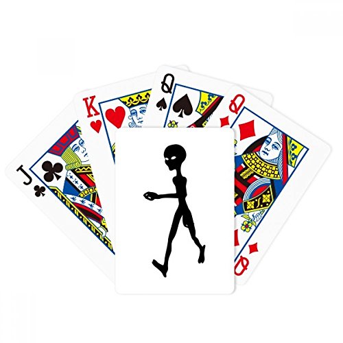 Universo y el espacio Caminando Alien Poker Jugando Magic Card Fun Juego de mesa