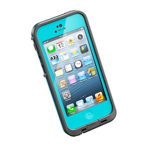 EVERMARKET(TM) Waterproof Shockproof Dirtproof Snowproof Protection Case Cover for Apple iPhone 5 5S - Light Blue by Evermarket