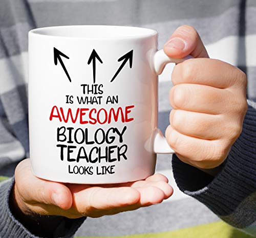Retreez Funny Mug - This is What an Awesome Biology Teacher Looks Like 11 Oz Ceramic Coffee Mugs - Funny, Sarcastic, Motivational, Inspirational birthday gifts for friends, coworkers, dad, mom - Image 6
