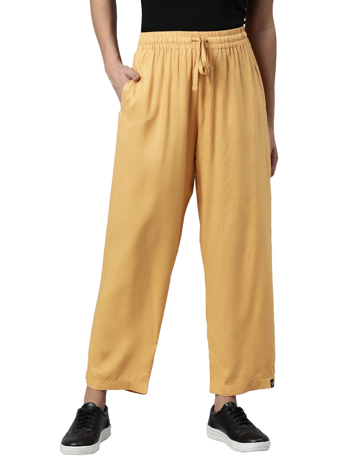 TWIN BIRDSViscose Fabric Kurti Pant/Trousers with Functional Pocket for Women