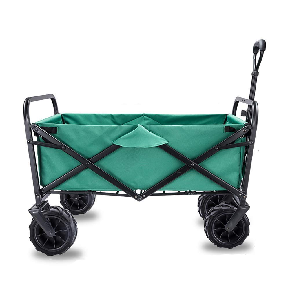 Buy Garden Cart Foldable Pull Wagon Hand Cart Garden Transport Cart