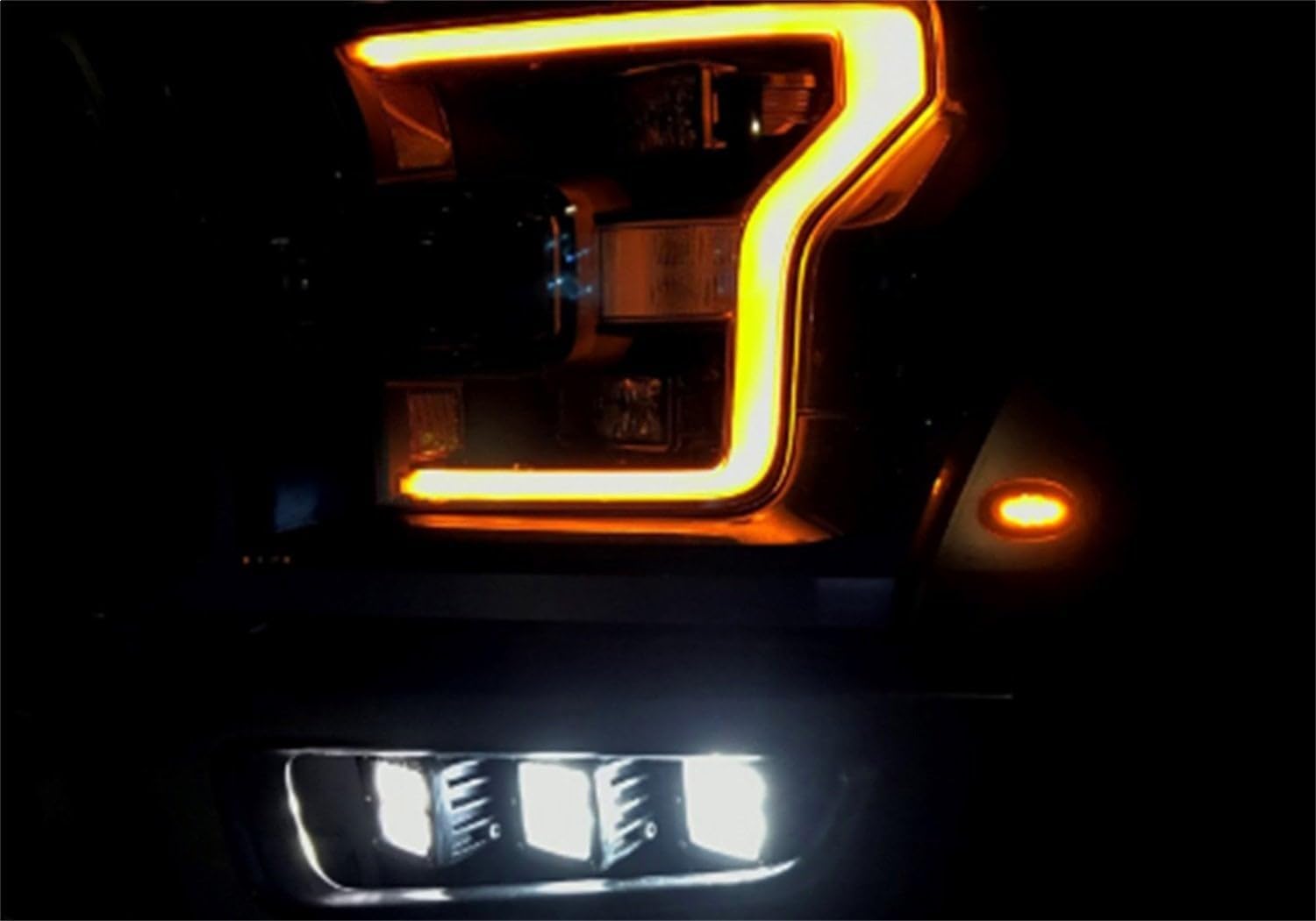 Rigid Off-Road LED Fog Light Kit made for F150 Raptor 2017-2020