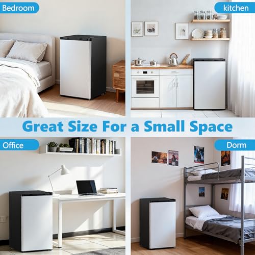 Cowsar 3.2 Cu.ft Mini Fridge with Freezer thumbnail 7