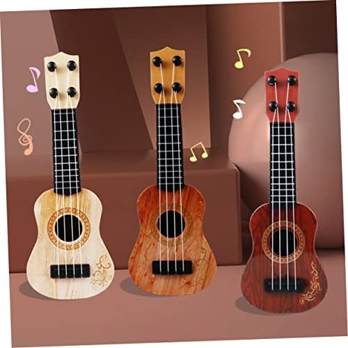 HOOTNEE 3pcs Mini Ukulele Toy for Kids Kid Toy Guitar Toys Toddler Ukulele Toy Birthday Present boy Child 9 51et+sk2zPL. AC