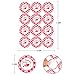 WaaHome 72pcs Happy Valentines Stickers - to from Valentine's Gift Tags Labels Pink Red Valentine Stickers for Kids Gift Box Decorations Envelope Seals Card Party Favors