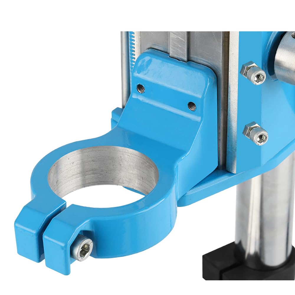 Supporto per Trapano Elettrico Manuale ad Alta Precisione, Supporto per Trapano da Tavolo, Supporto per Trapano Verticale Rotazione di 90 ° Campo di Serraggio 38-50mm