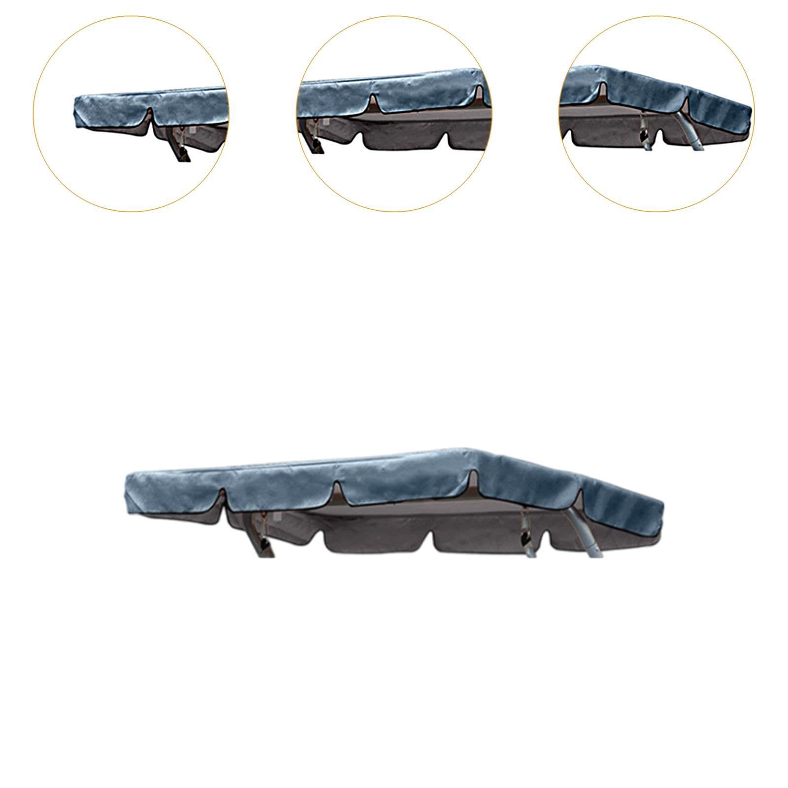 Cubierta de Reemplazo para Balancín Exterior Tela Oxford Impermeable para de Columpio y Hamacas Protección Lluvia y Polvo Adecuada, Azul Marino