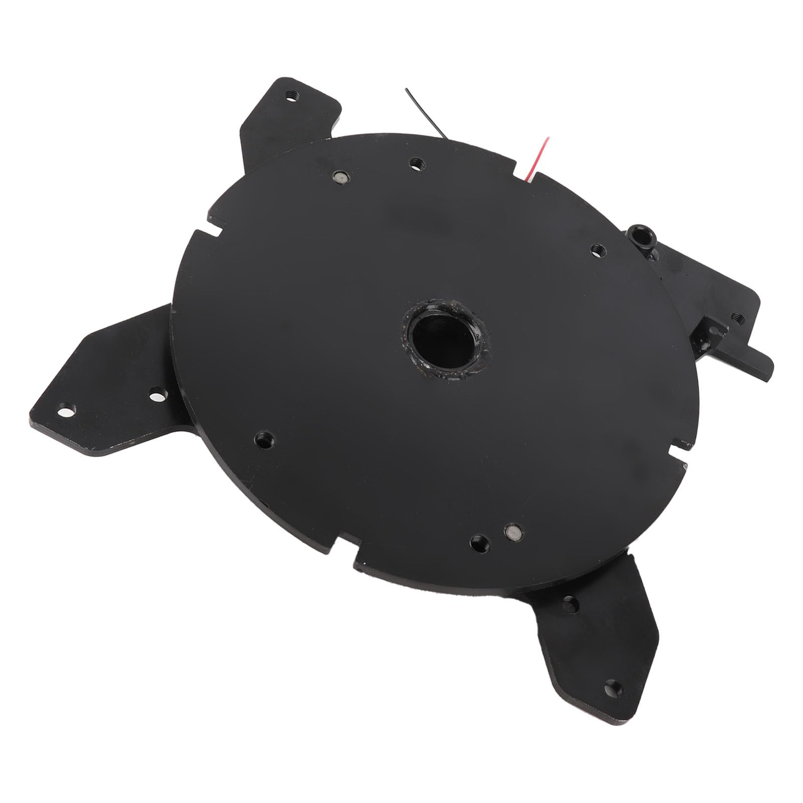 Dilwe Podstawa Obrotowa Siedziska do Samochodu Kempingowego Elektrycznie Obracana Podstawa Siedzenia Stal Węglowa Obrót o 360 Stopni 340 X 320 Mm Pilot Zdalnego Sterowania do Samochodów Ciężarowych