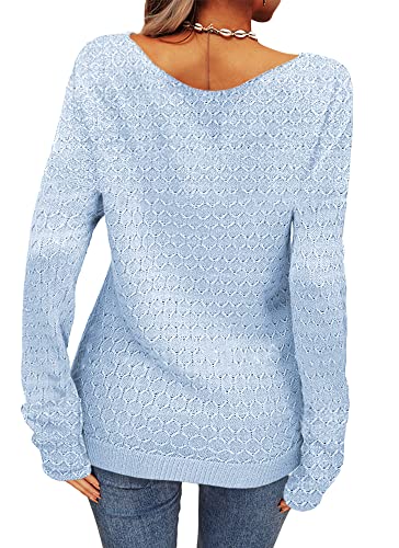 Grlasen Women Fashion Autumn Winter Colorblock Pullover Knitting Sweater Round Neck Knitwear Tops4