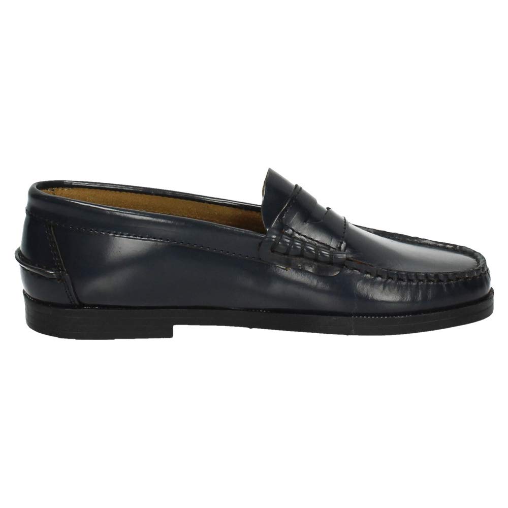 MADE IN SPAIN 210 Castellanos DE Piel NIÑO Zapatos MOCASÍN