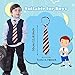 Mantieqingway School Ties for Boys/Kids, Pre-tied Adjustable Neckties Boys Tie for Graduation Uniforms Party Casual(Age 5-12)