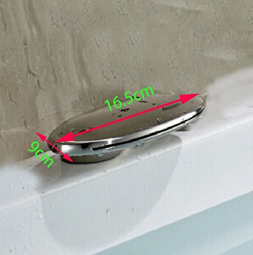 Mitigeur baignoire cascade LED nickel brossé 5 pièces Gowe trois poignées