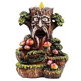 Fantasy Gifts Tree Man Backflow Burner Ornament – Multicolor 6 x 5 Inch Waterfall Décor Accent | Nature-Inspired Tree Man Tabletop Decoration for Home & Meditation Spaces