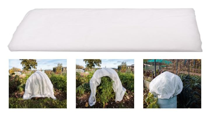 Horticultural Fleece Covers for Plants, Heavy Duty Garden Fleece, Garden Frost Protection for Plants, Fleece Wrap for Plants