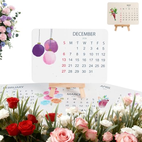 Plantable Seed Calendar 2026 Ã¢â‚¬â€œ 12Ã¢â‚�
