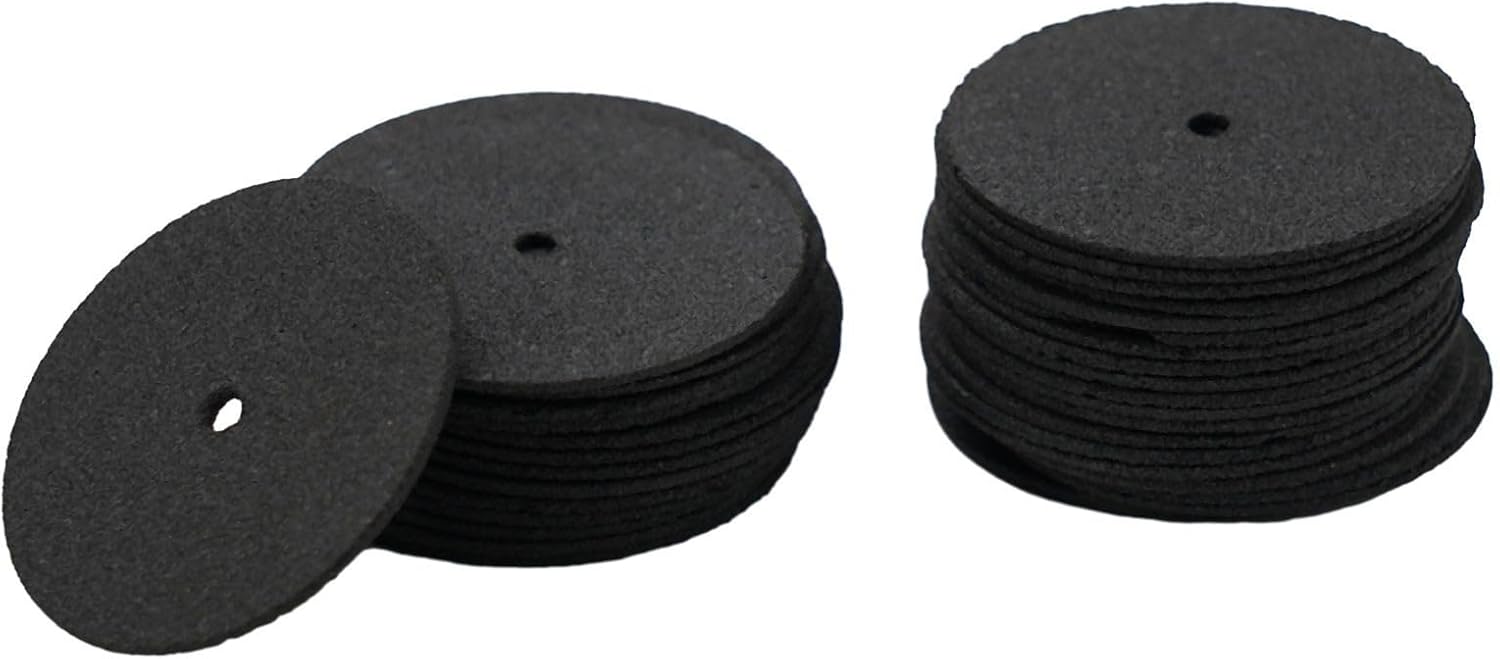 For Dremel Cutting Discs:Rotary Tool Cutting Discs Set 40PCS Metal Cutting Wheel 25Mm Resin Grinding Disc With 4 Mandrel For Wood Plastic Metal Fiber Cutting Accessories