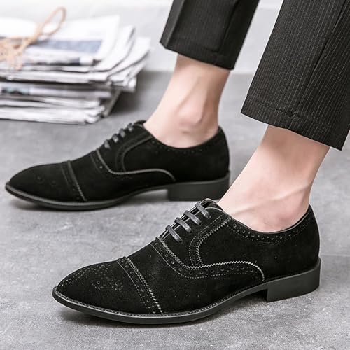 ADMLZQQ Men Wedding Shoes Fashion Classic Casual Leather Shoes Modern Business Formal Shoes Dress Shoes for Men2