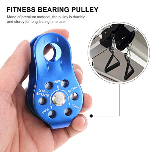 CLISPEED Liga de Alumínio de Escalada Polia Corda de Propósito Geral Pequeno De Alumínio Polias para