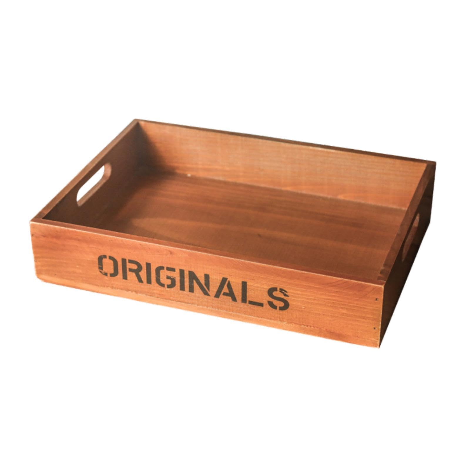 ATORSE™ Wood Tray Vanity Storage Tray Rectangle Serving Tray for Office Bedroom Desk|Home & Garden | Household Supplies & Cleaning | Home Organization | Storage Boxes 4
