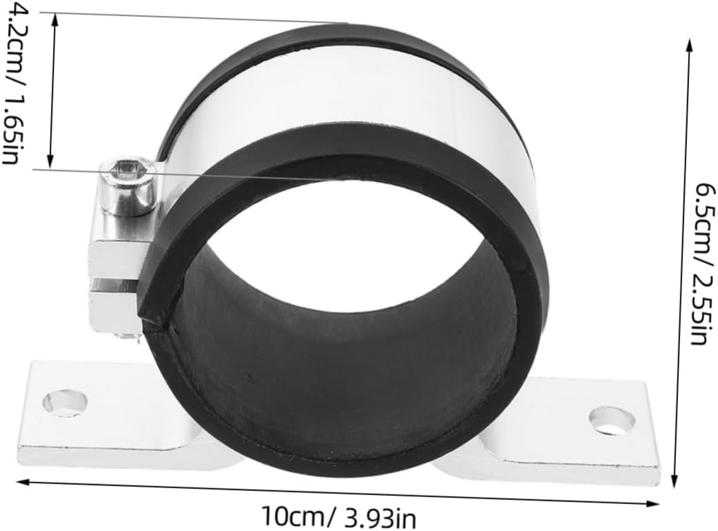 50mm Silver Metal Pump Clamp Holder for Racing Quick Install
