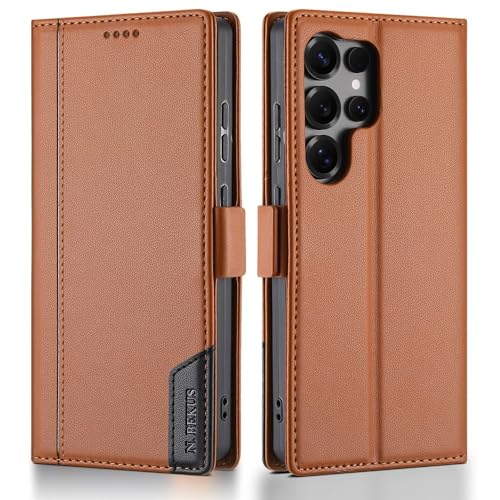 Étui Samsung Galaxy A05 4G marron, housse de protection portefeuille rabat arrière