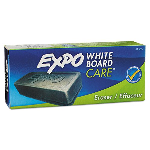 Expo 81505 Dry Erase Board Eraser, Soft Pile, 5 1/8 W x 1 1/4 H inches - Pack of 1
