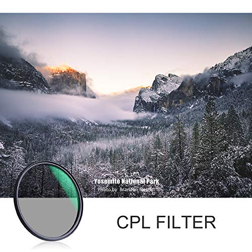 K&F Concept Filter Set D-Serie 62mm CPL+ND8+ND64 Filterset Super Slim CPL Filter Polfilter und Neutral Dichte Graufilter – Bild 4