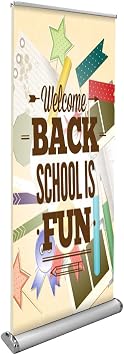 3312x 80 Heavy Duty Double-sided Deluxe Retractable Banner Stand Roll Up Banner Stand Conference Display for Trade Show Exhibition Store Displays Stand Only