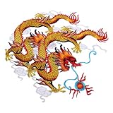 Facile à utiliser : grâce à sa conception thermocollante, cet écusson thermocollant dragon est facile et rapide à appliquer. idéal pour les vêtements et vestes, il se fixe facilement grâce à ses formes originales