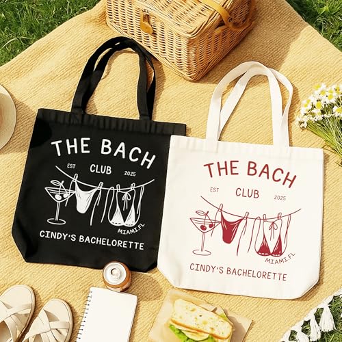 Bolsa Tote personalizada para mujer en lona miniatura 2