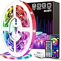Tenmiro 65.6ft Led Strip Lights Smart Led Light Strips Music Sync Color Changing LED Lights App Control Led Lights for Bedroom Party Home Decoration