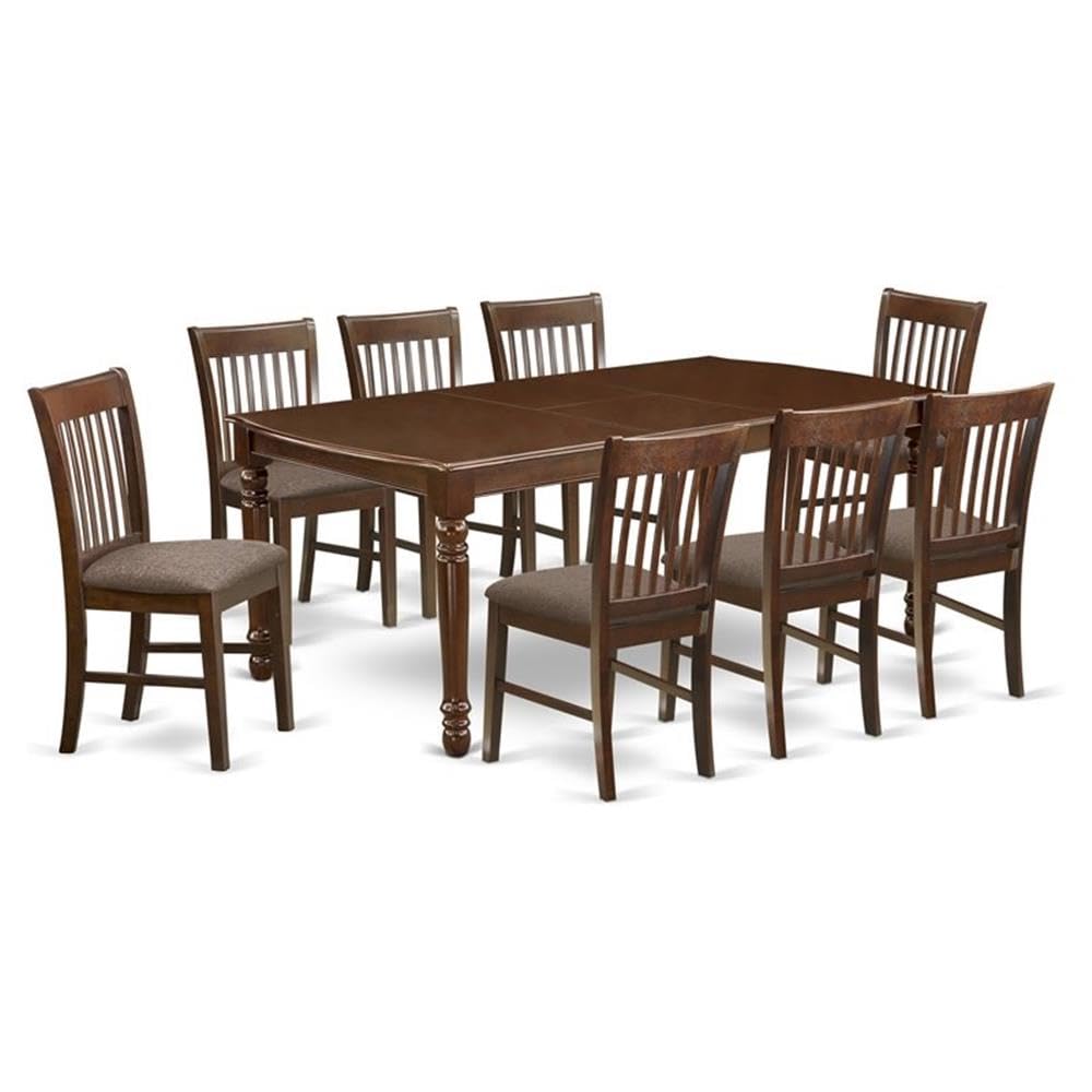 East West Furniture DONO9-MAH-C
