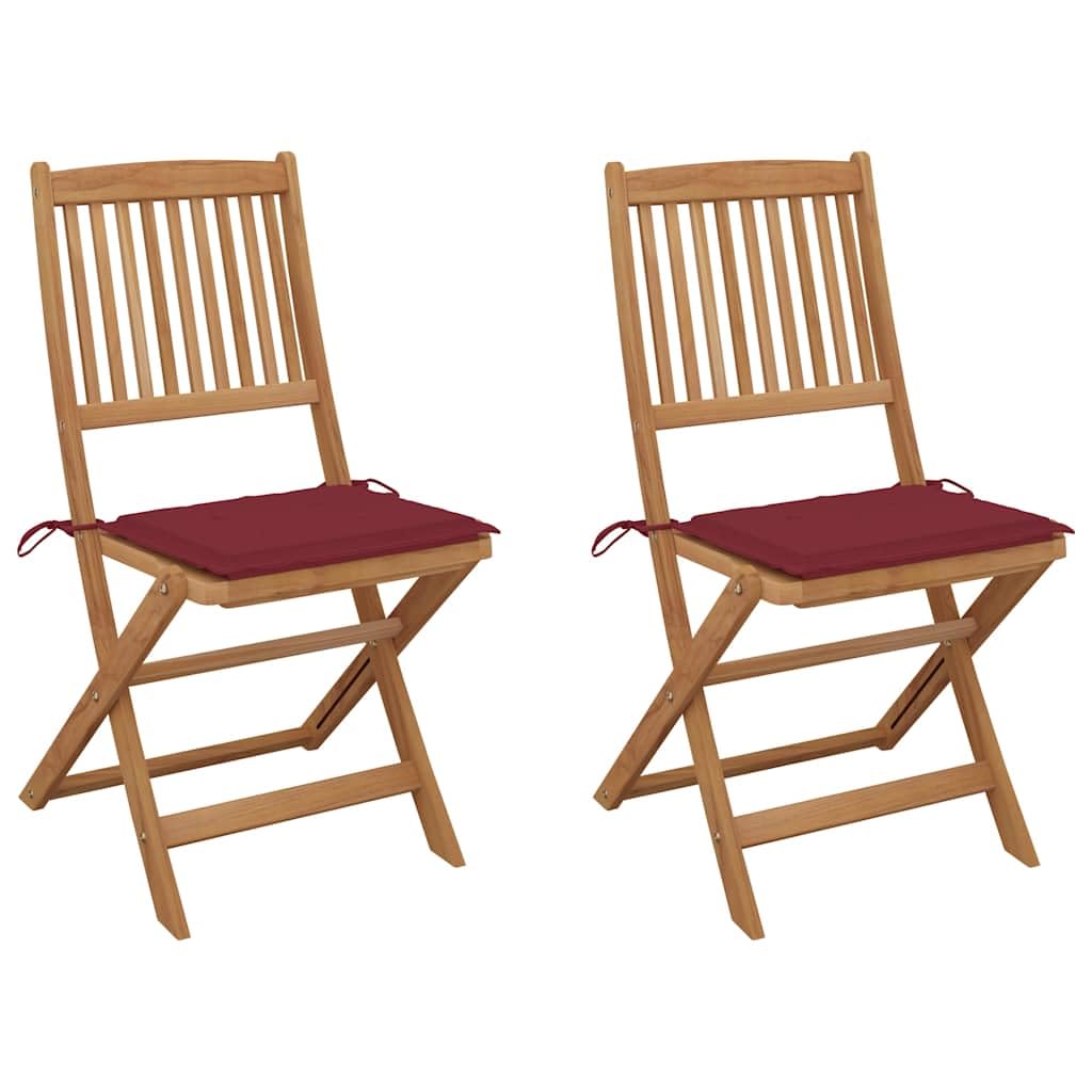 Chaises pliables de jardin en bois pour aménager un balcon chaleureux et cosy
