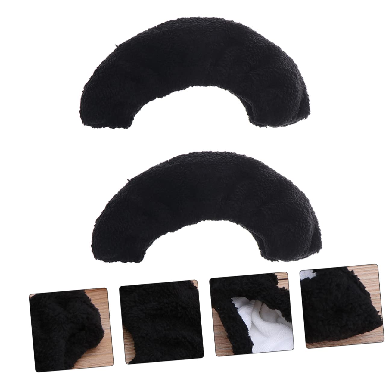 BESPORTBLE 3 Pares De Patines De Hielo Toalla para El Cabello para Niños Fundas De Cuchillas De Hockey Paños para Niños Monopatín para Niños Patines De Hockey sobre Hielo Fundas para