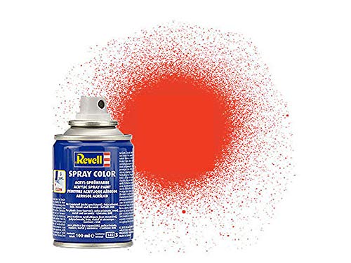Preisvergleich Produktbild Revell 34125 Spraydose leuchtorange, matt Spray Color, Farben in der praktischen 100-ml-Sprühdose
