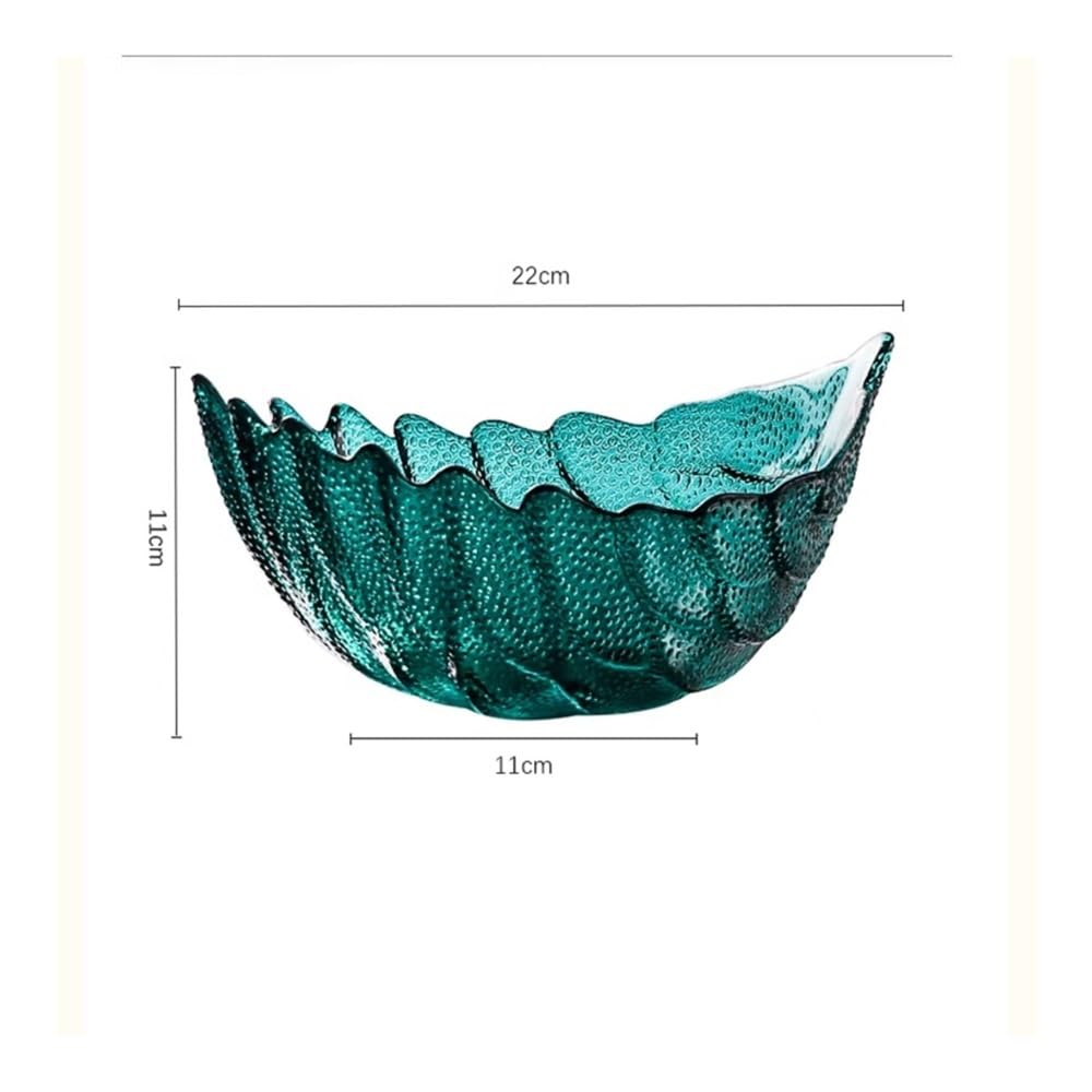 Taca na przekąski owocowe Glass Fruit Plate Home Living Room Coffee Table Fruit Bowl Snacks Dried Fruit Candy Melon Seeds Snack Plate Dekoracja domu