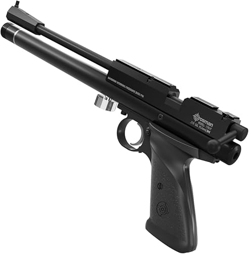 Miniatura 6 de Crosman Silhouette 1701P - Pistola de aire de grado de partida alimentada por PCP, color negro