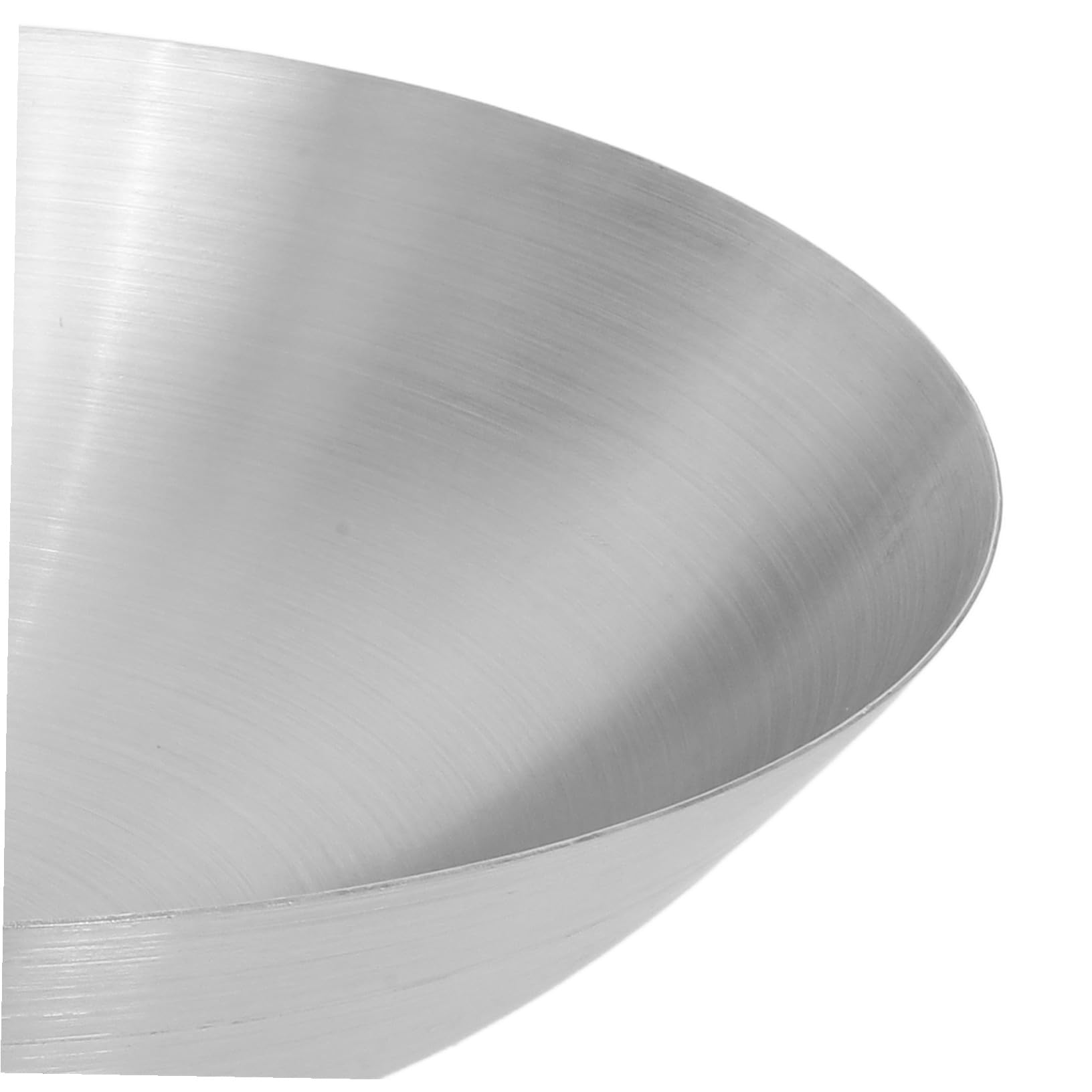 Wok Singolo Manico in Acciaio Inox e Legno per Verdure Quotidiane