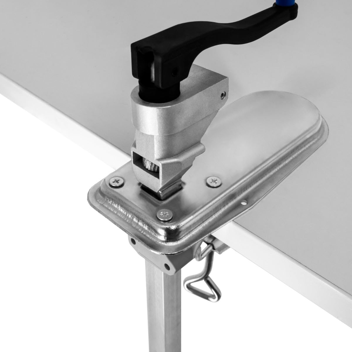 Apriscatole commerciale 50 cm in acciaio inox Grande Apri Lattina Manuale Lama Affilata Cucina Professionale Catering Ristorante Banco di Lavoro Apri Barattoli Altezza Regolabile Viti Banco GRATUITE