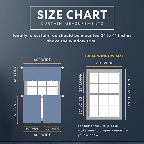 Regal Home Collections Rooster Print Kitchen Curtains 3-Piece Set - Curtains For Kitchen Windows - Half Curtain Panels And Window Valance (56" X 36", Multi) #TOP5