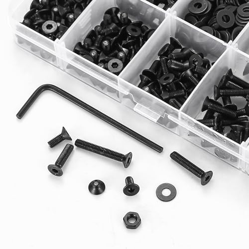 496 Pcs Vis M3 et Écrous,Vis à Tête Fraisée Boulons et Écrous Set – vue 8
