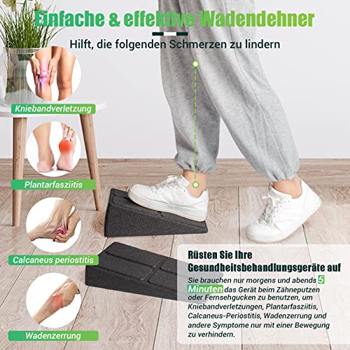 Wadendehner Nooncrazy 3er Set für Wadenstrecker und Plantarfasziitis