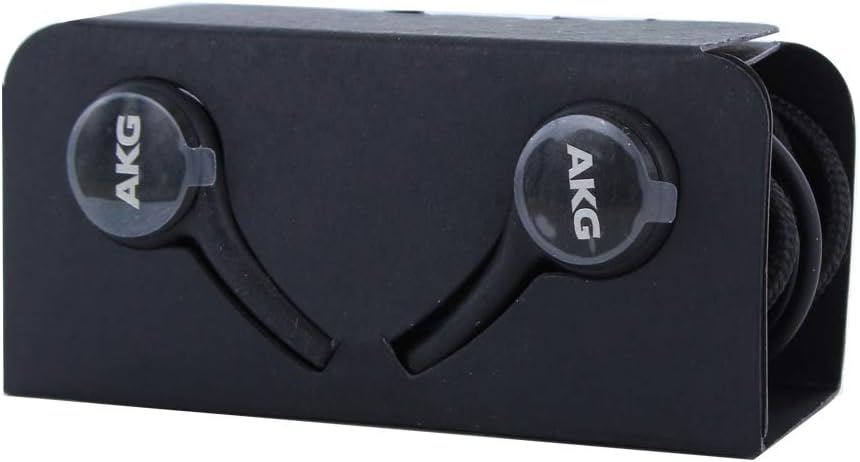 AKG Headphones, Headphones, Headset for Samsung Galaxy S8 and S8 Plus, Black [eo-ig955]