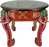 table basse elephant pas cher Dimensions : 40 x 45 x 45 cm, table d'appoint fabriquée à la main