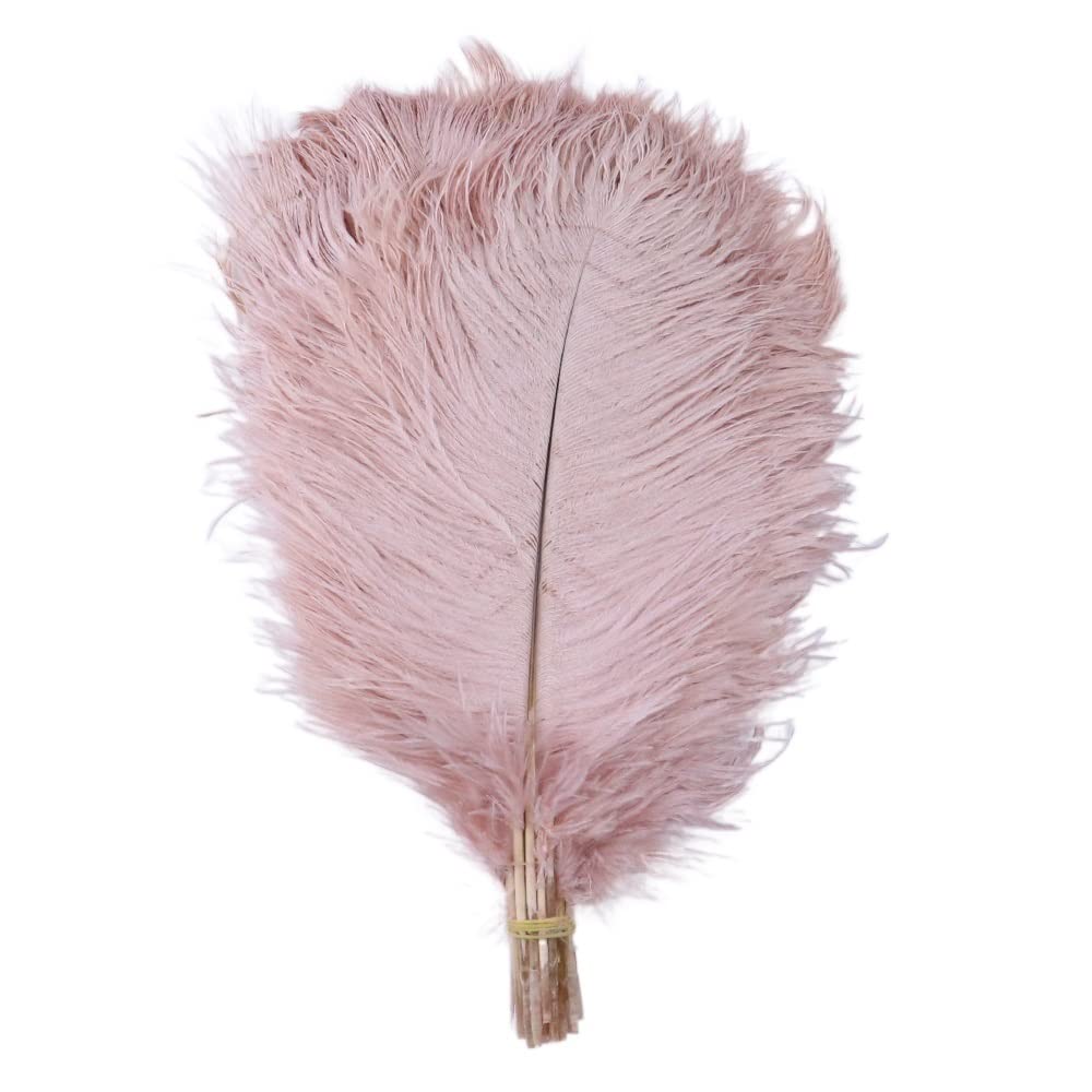 Plumes d'autruche roses de 15-20cm pour réussir son centre de table